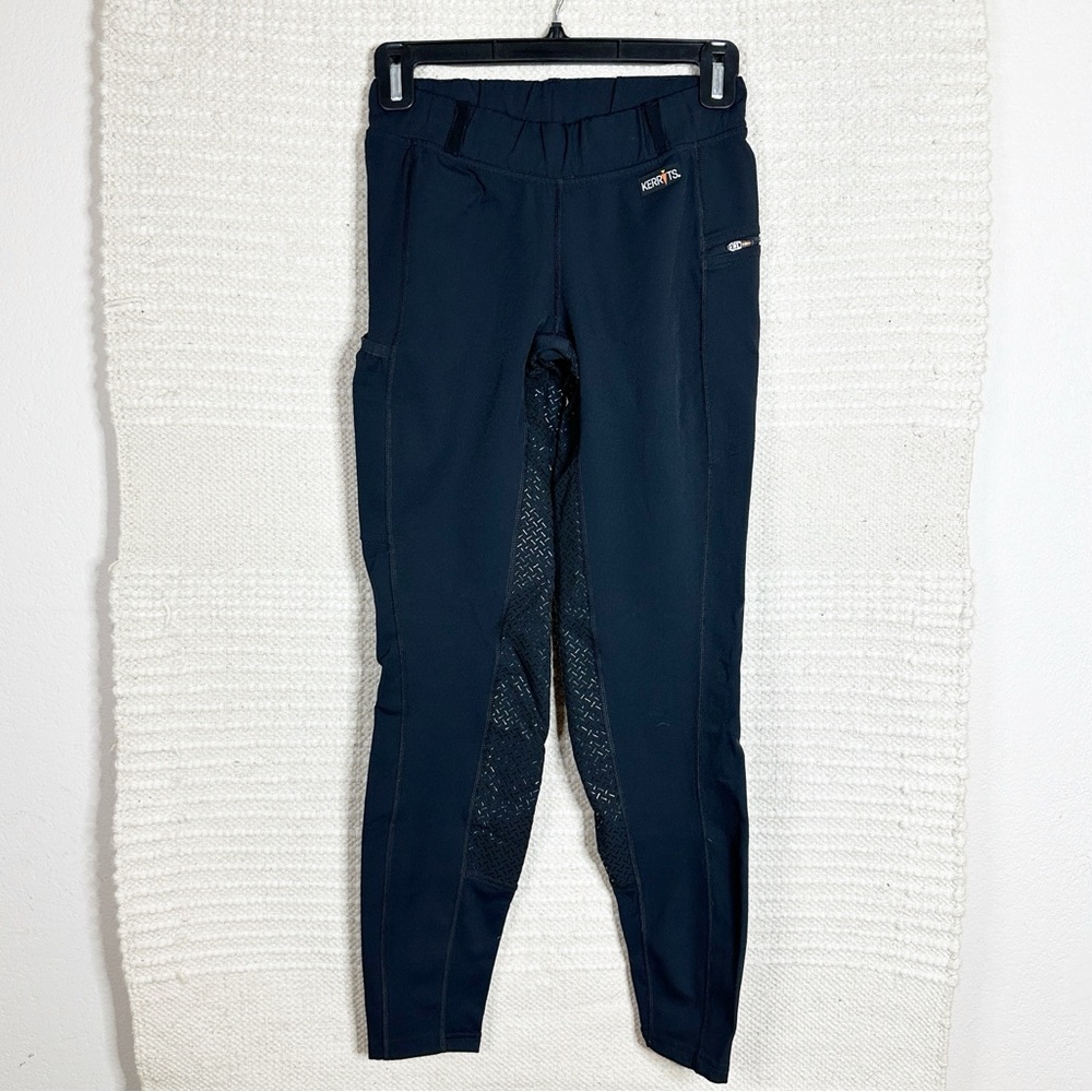 Kerrits Black Performance Knee Patch Pocket Ridin… - image 1